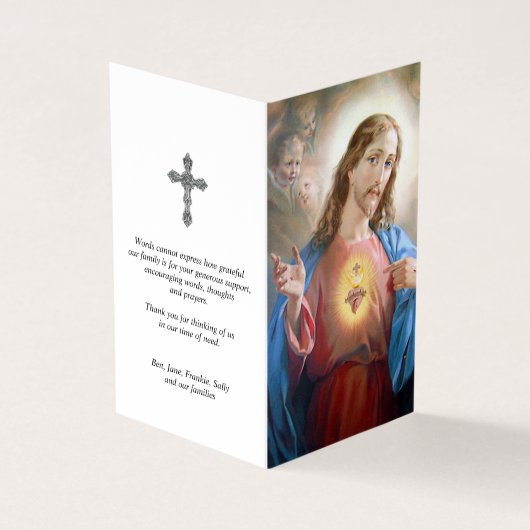 Cartes de prières catholiques | Sacré Coeur (Extérieur)