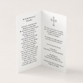 Cartes de prières catholiques | Sacré Coeur Jésus  (Inside)