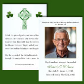 Cartes de prières commémoratives de funérailles Ce