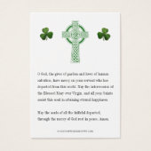 Cartes de prières commémoratives de funérailles Ce (Devant)