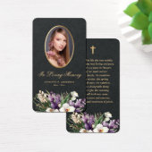 Cartes de prières commémoratives de la floraison d (Bureau)