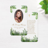 Cartes de prières commémoratives de l'enterrement (Bureau)