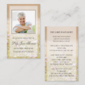 Cartes de prières funéraires de prairie | Dans la (Devant / Derrière)