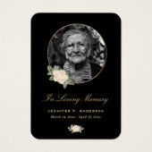 Cartes de prières funéraires du mémorial Floral Ja (Devant)