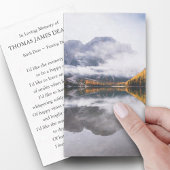 Cartes de prières pour funérailles Moody Jour d'au