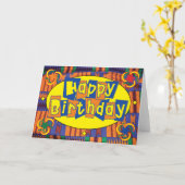 Cartes de prison - B-Jour heureux (Fleur jaune)