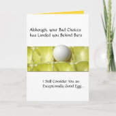 Cartes de prison - bon oeuf (Devant)