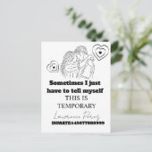 Cartes de prison Citations mignonnes pour couples (Debout devant)