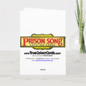 Cartes de prison - coup dedans là (Dos)