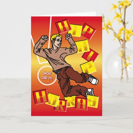 Cartes de prison - HIp HIp Horray (Fleur jaune)