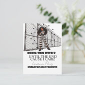 Cartes de prison Longue Distance Faire du temps (Debout devant)