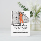 Cartes de Prison Longue Distance Faire du Temps Fi (Debout devant)