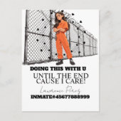 Cartes de Prison Longue Distance Faire du Temps Fi (Devant)