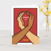 Cartes de prison - pour toujours amis (Fleur jaune)