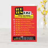 Cartes de prison - Top Ten (Fleur jaune)