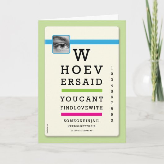 Cartes de prison - yeux vérifiés (Devant)