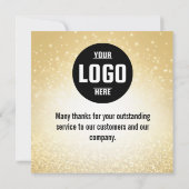 Cartes de prix de l'employé du mois : personnalisé (Dos)