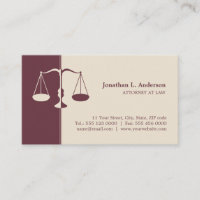 Cartes de professionnel de Bourgogne d'avocat de