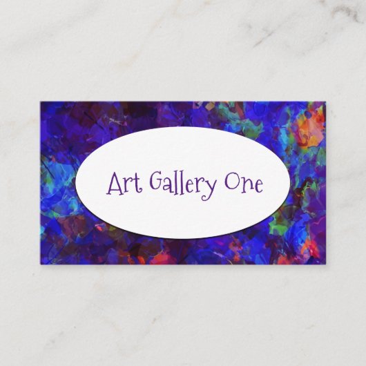 Cartes de profil Art Gallery (Devant)
