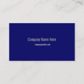 Cartes de profil cool bleu et blanc (Dos)