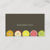 Cartes de profil de conception de Starfruit (Dos)