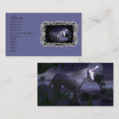 Cartes de profil de la licorne magique par Dragonc (Devant / Derrière)