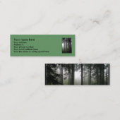 Cartes de profil de la photo nature (Devant / Derrière)