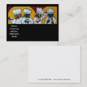 " Cartes de profil de l'animal de compagnie Le Caf (Devant / Derrière)