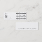 Cartes de profil de musique (Devant / Derrière)