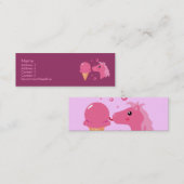 Cartes de profil de poney de glace (Devant / Derrière)