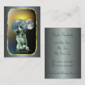 Cartes de profil de tarot - le monde (Devant / Derrière)