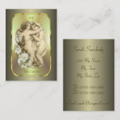 Cartes de profil de tarot - les amants (Devant / Derrière)