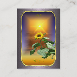 Cartes de profil de tarot - The Sun