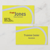 Cartes de profil de tennis (Devant / Derrière)