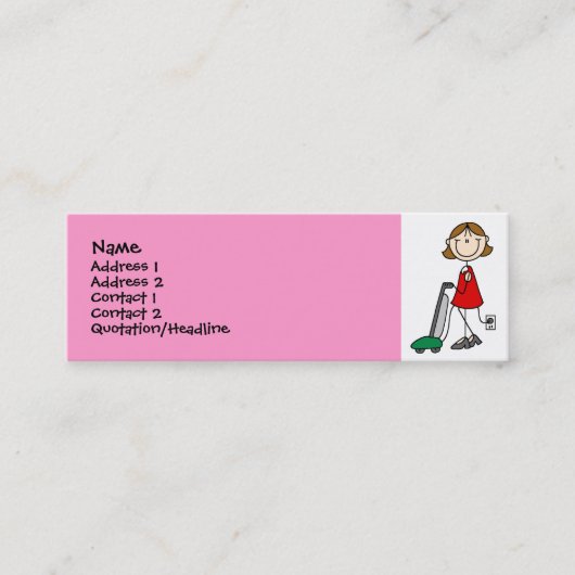 Cartes de profil de Vacumming de maman (Devant)