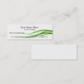 Cartes de profil de vagues vertes (Devant / Derrière)