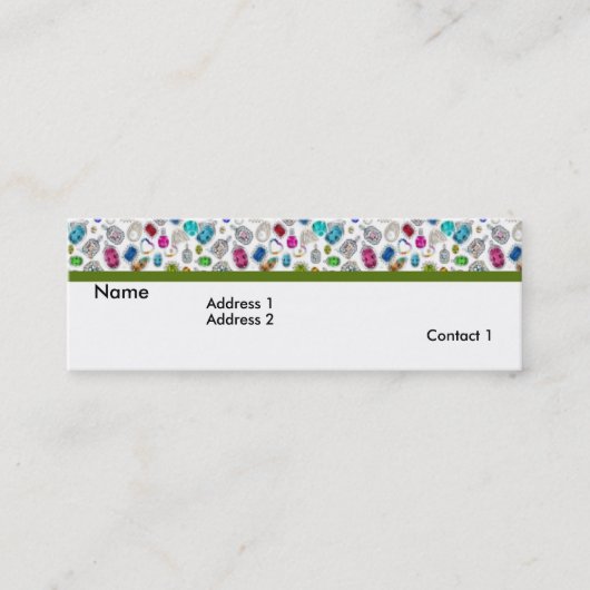 Cartes de profil des bijoux 1 (Devant)