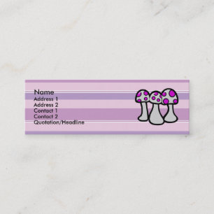 Cartes de profil des champignons de poison