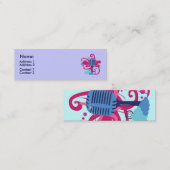 Cartes de profil d'explosion d'art au microphone (Devant / Derrière)