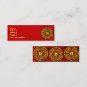 Cartes de profil du feu de labyrinthe de Chartres (Devant / Derrière)