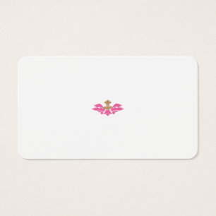 Cartes de profil en laiton rose de luxe pour la ma