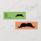 Cartes de profil instantanées de la moustache (Devant / Derrière)