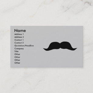 Cartes de profil instantanées de la moustache