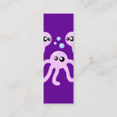 Cartes de profil octopus mignonnes (Dos)