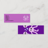 Cartes de profil octopus mignonnes (Devant / Derrière)