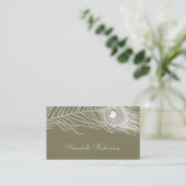 Cartes de profil Peacock blanc (Debout devant)