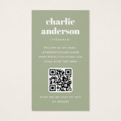 Cartes de profil personnalisées (Dos)