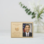 Cartes de profil personnalisées Executive VIP Gold (Debout devant)