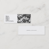 Cartes de profil personnel de matrices (Devant / Derrière)