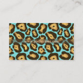 Cartes de profil Retro Animal motif (Dos)